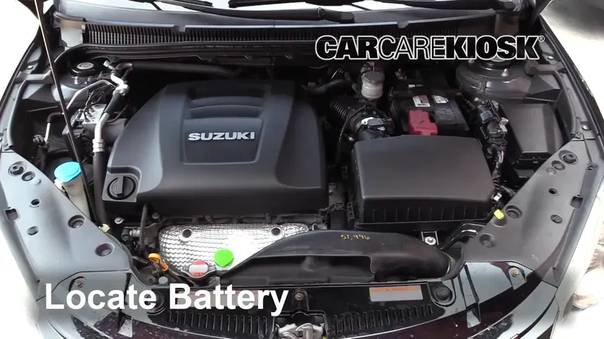 2013 Suzuki Kizashi GTS 2.4L 4 Cyl. Battery
